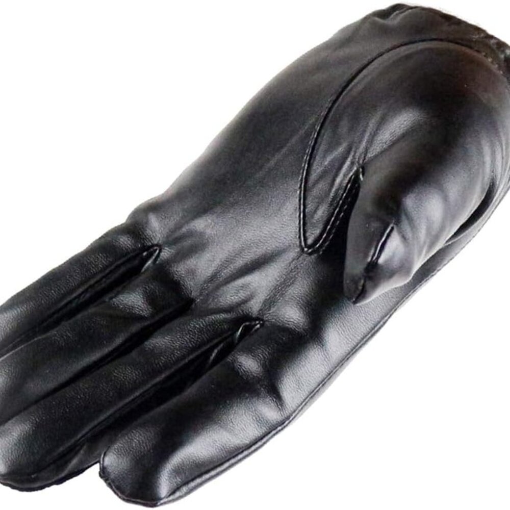 Durable Pu Leather Touchscreen Winter Gloves For … - image 3